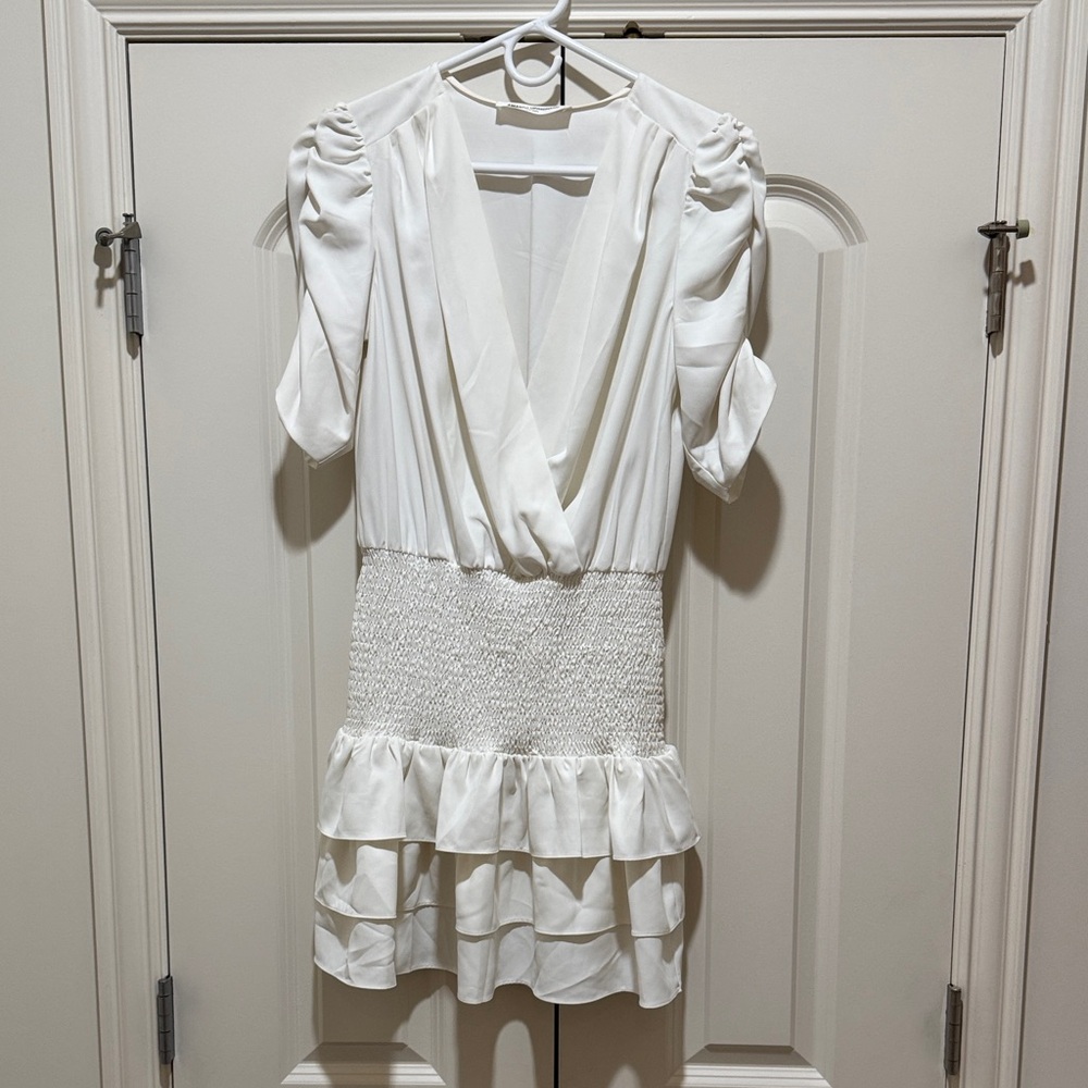 Amanda Uprichard White Mini Dress